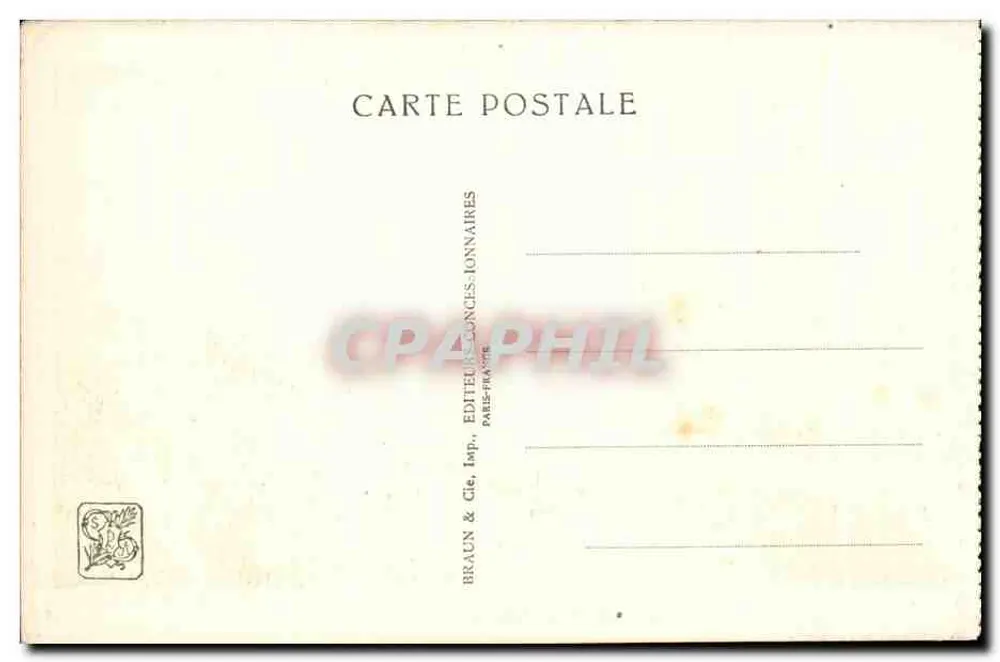 Palast der Metropolitischen Abteilung — Internationale Kolonialausstellung — Paris 1931 - Rückseite