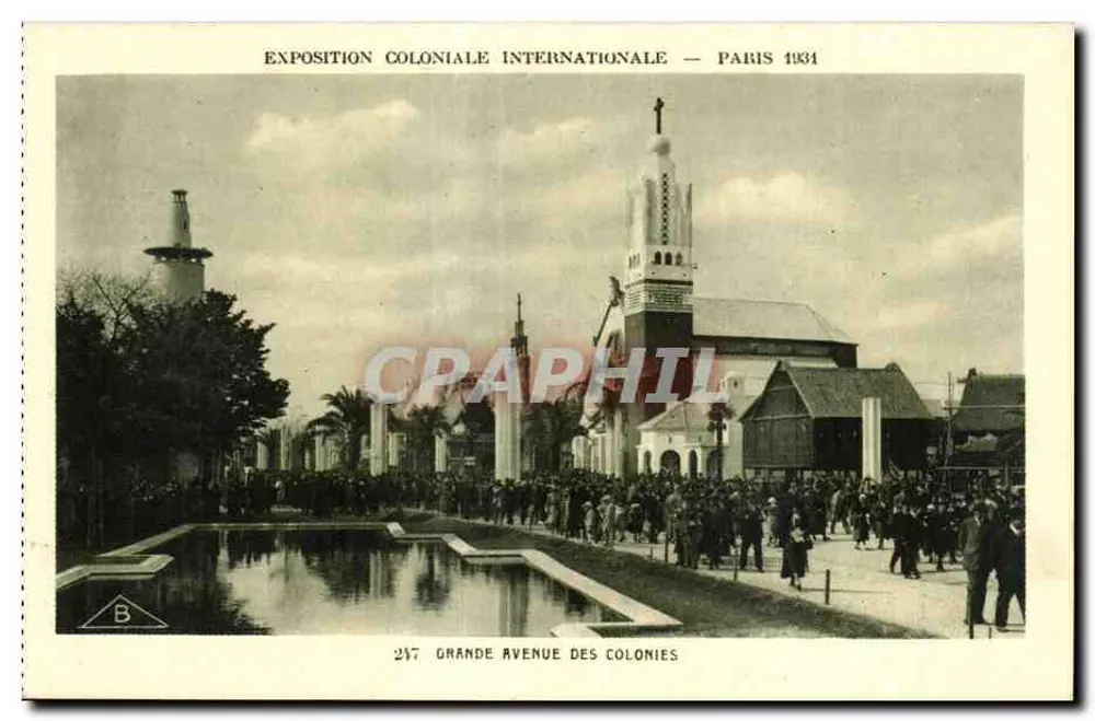 Grande Avenue des Colonies — Internationale Kolonialausstellung — Paris 1931 — Braun & Cie - Vorderseite