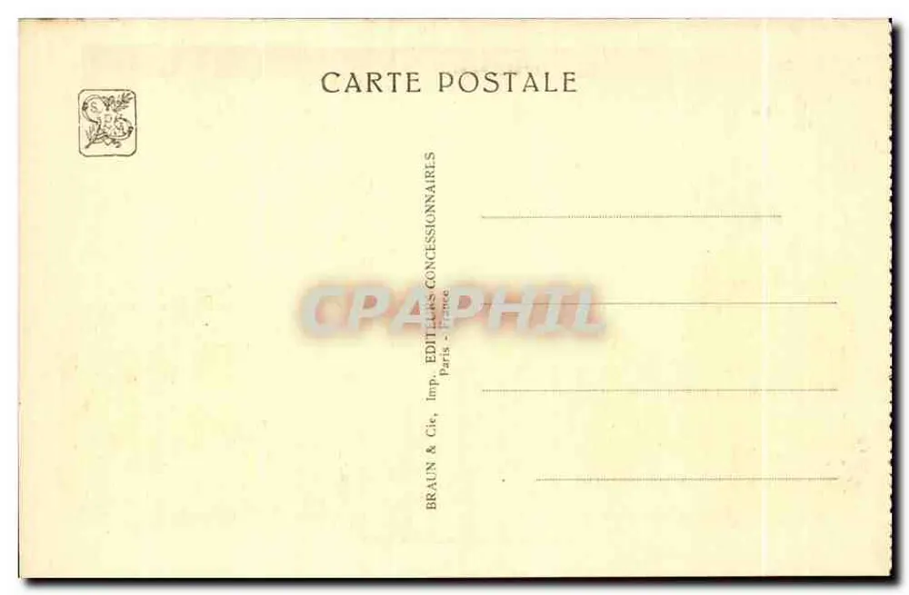 Aloalo der Bucranes — Internationale Kolonialausstellung — Paris 1934 - Rückseite
