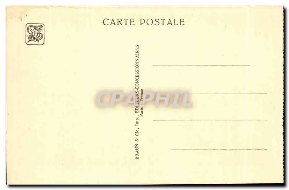 Palast der Metropolitischen Abteilung — Internationale Kolonialausstellung — Paris 1931 — Audoal, Architekt, 1. Grand Prix de Rome - Rückseite