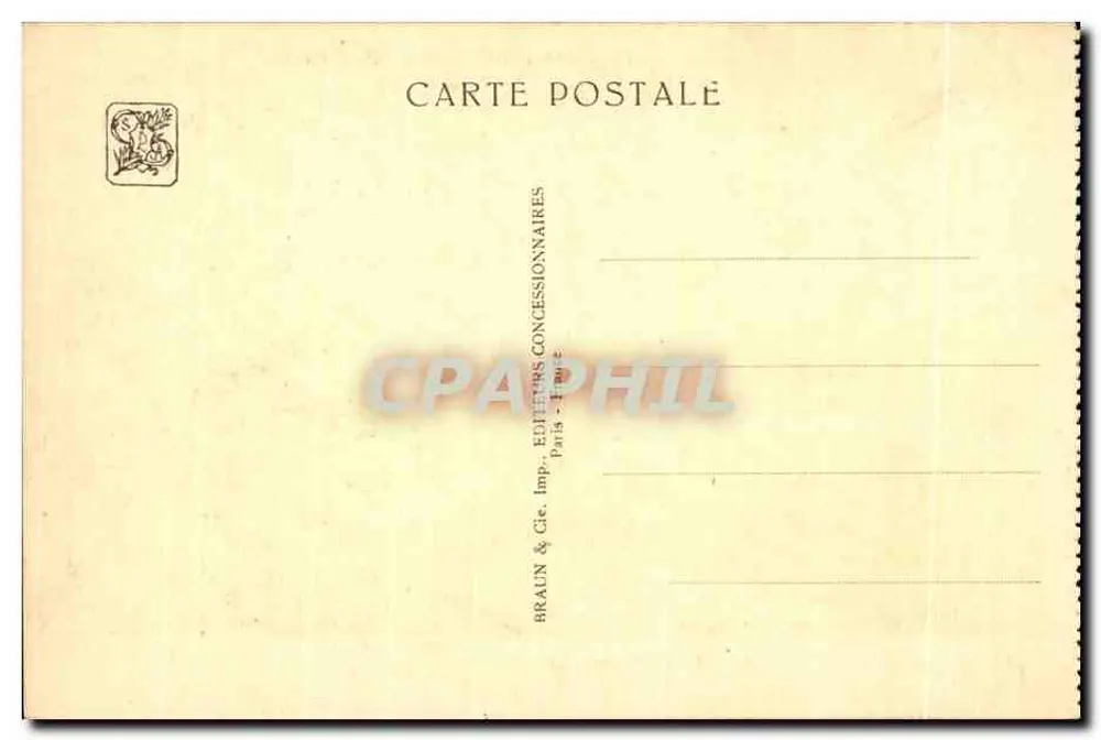 Palast der Metropolitischen Abteilung — Internationale Kolonialausstellung — Paris 1934 - Rückseite