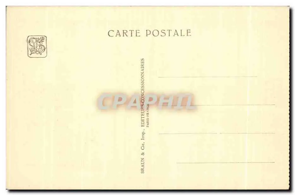 Pavillon der evangelischen Missionen — Internationale Kolonialausstellung — Paris 1931 - Rückseite