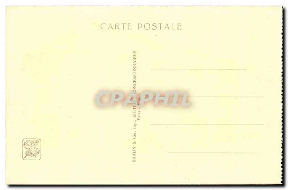 Kamerun-Togo — Großer Palast — Internationale Kolonialausstellung — Paris 1934 - Rückseite