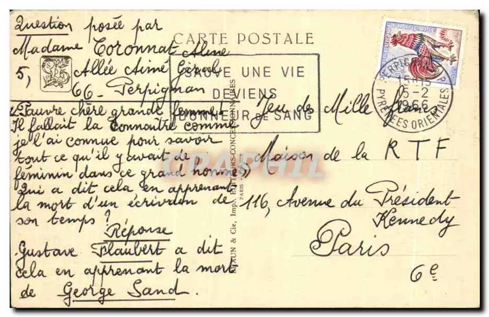 Pavillon der Französischen Guayana — Internationale Kolonialausstellung — Paris 1931 — Oradour, Arch. - Rückseite