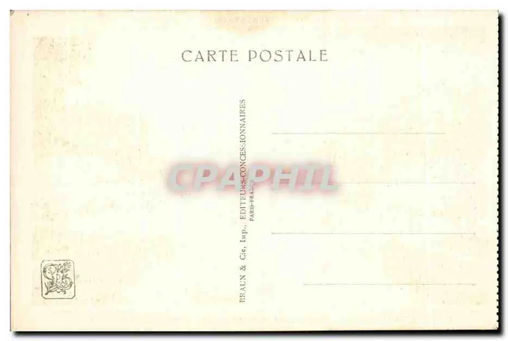 Hauptpalast Italiens — Internationale Kolonialausstellung — Paris 1931 - Rückseite
