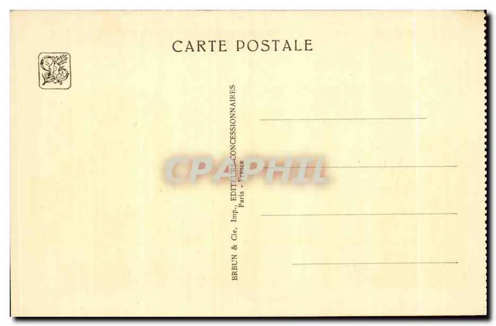 Metropolitan-Abteilung — Internationale Kolonialausstellung — Paris 1931 - Rückseite