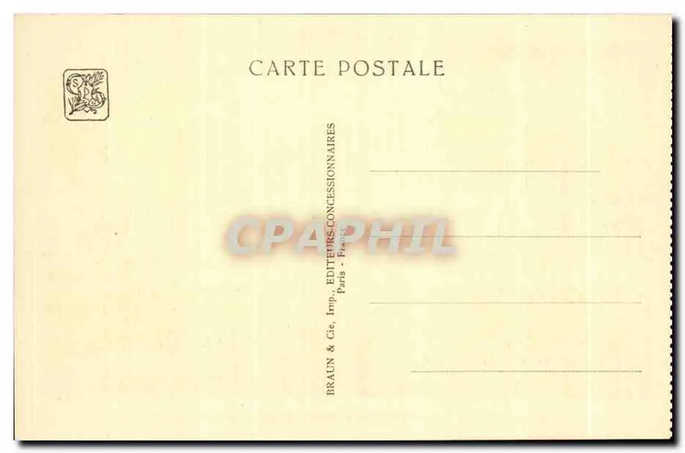 Hauptpalast Italiens — Internationale Kolonialausstellung — Paris 1934 — Brasini, Arch. - Rückseite