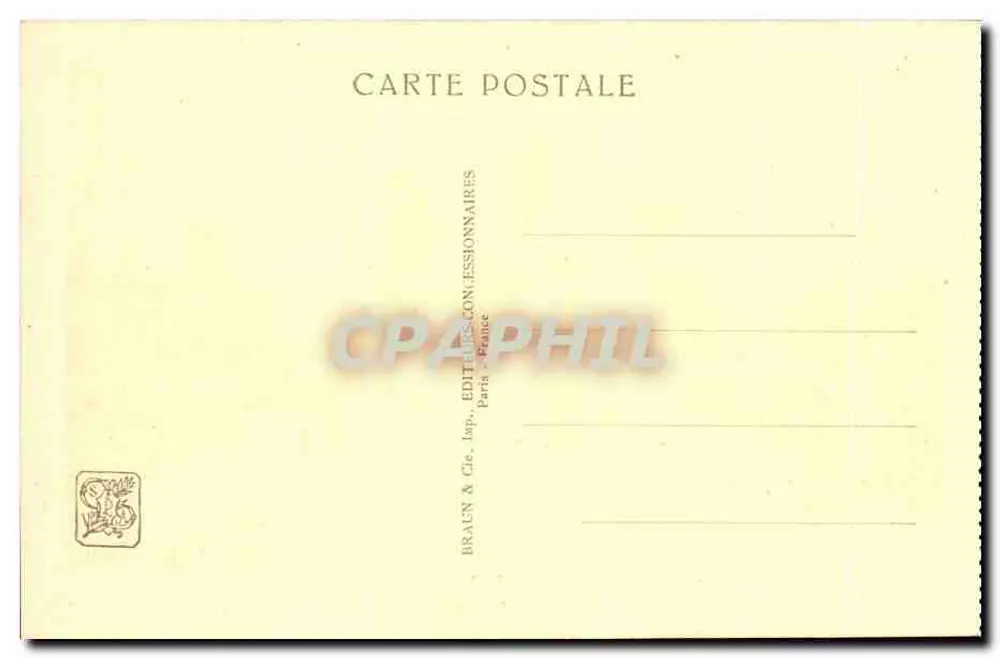 Internationale Kolonialausstellung — Paris 1931 — Große Avenue der Kolonien — Verlag Braun & Cie, Nr. 247 - Rückseite