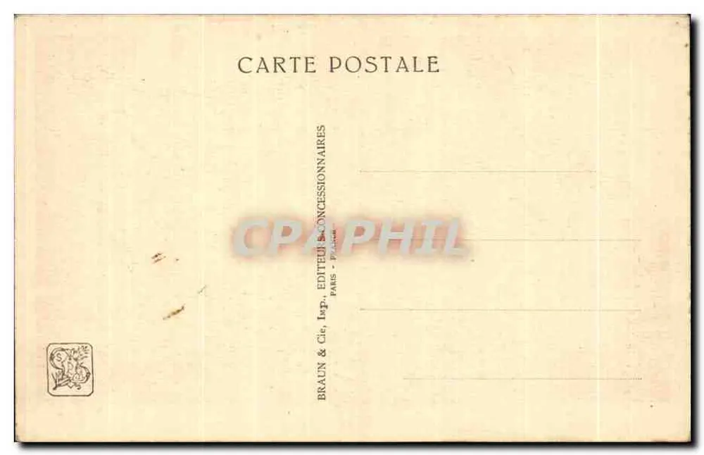Indochina-Abteilung — Pavillon von Huê — Internationale Kolonialausstellung — Paris 1931 - Rückseite