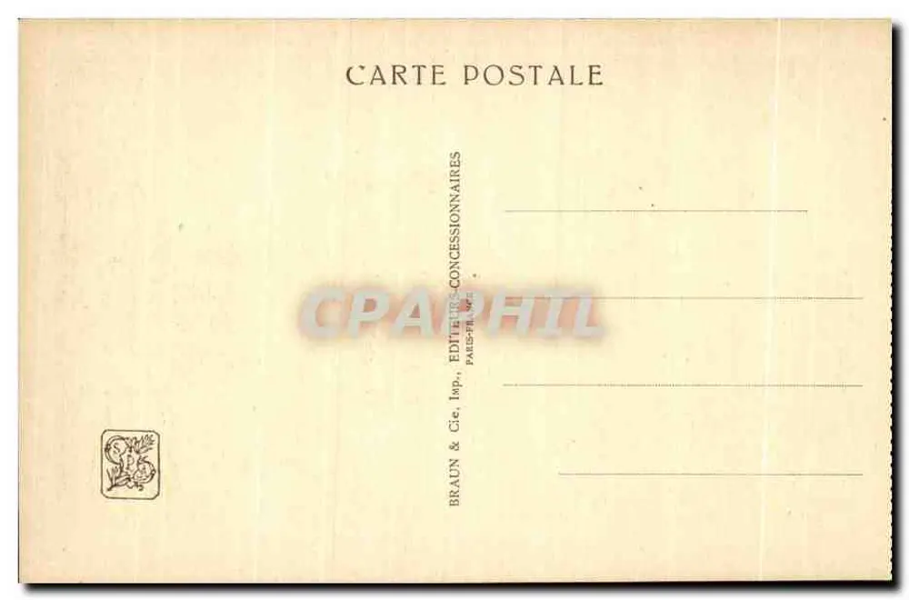 Pavillon von Annam — Internationale Kolonialausstellung — Paris 1931 - Rückseite