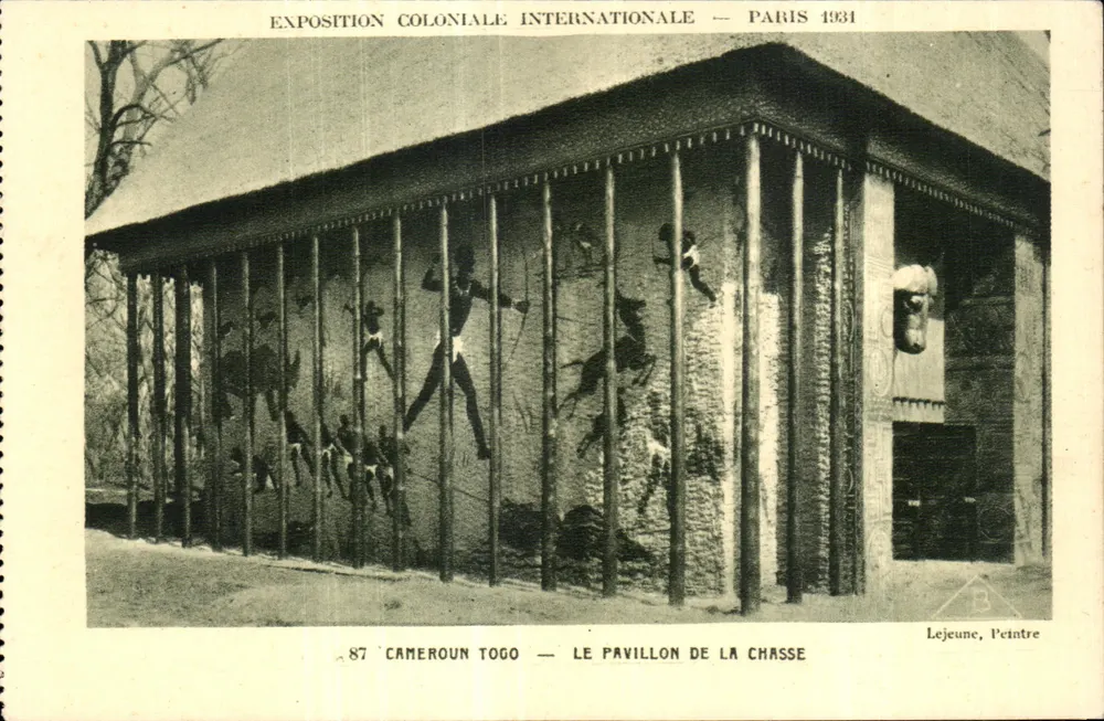 Cameroun Togo — Das Jagdpavillon — Internationale Kolonialausstellung — Paris 1931 - Vorderseite
