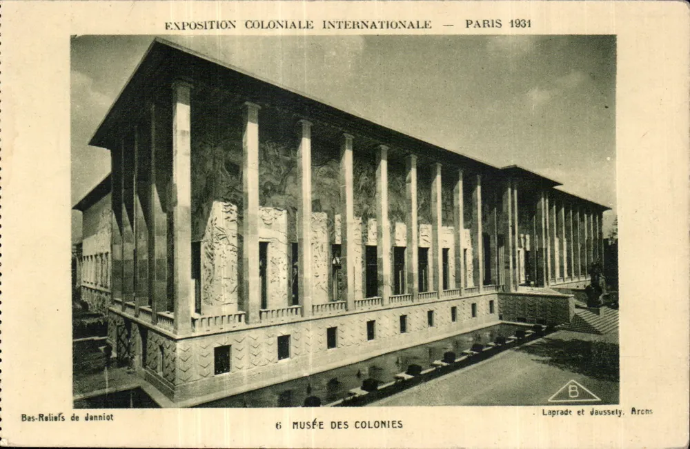 Museu das Colônias — Exposição Colonial Internacional — Paris 1931 — Laprade et Jousssely, Arcens - Frente