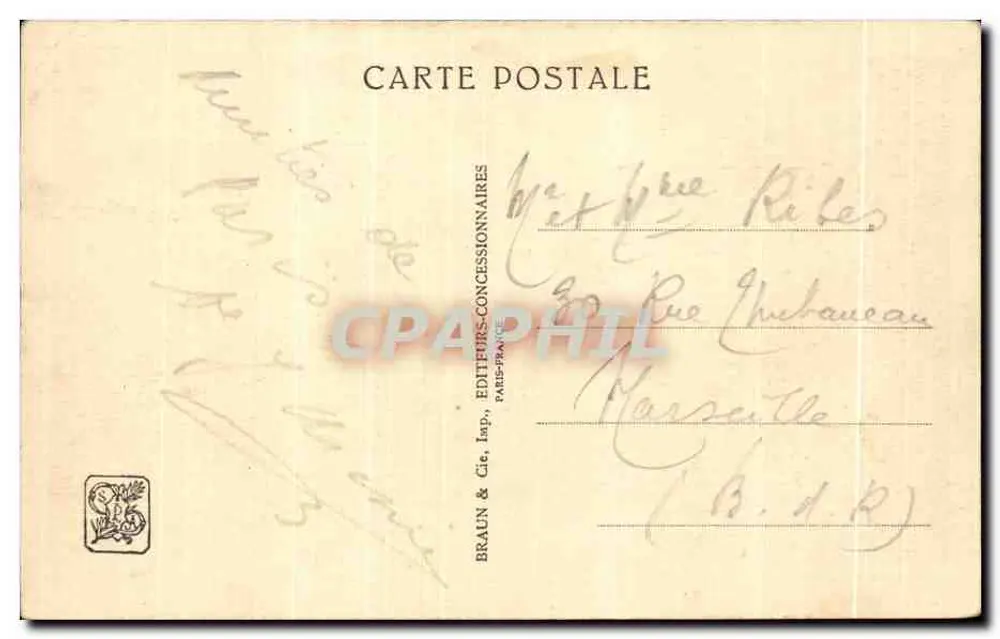 Palais de l'Italie — Internationale Kolonialausstellung — Paris 1931 — Brasini - Arch. n°418 - Rückseite