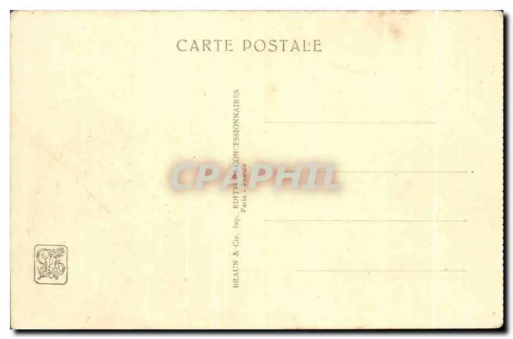 Internationale Kolonialausstellung — Paris 1931 — Große Avenue der Kolonien — Verlag Braun & Cie - Rückseite