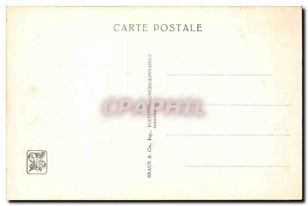 Pavillon der Cochinchine — Internationale Kolonialausstellung — Paris 1931 - Rückseite