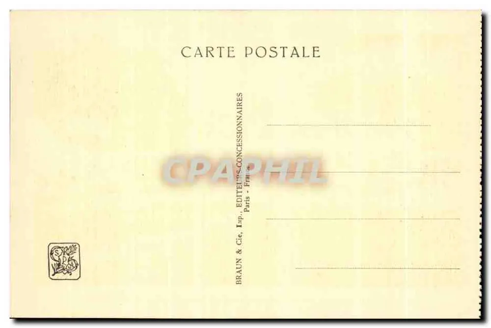 Hauptpalast Italiens — Internationale Kolonialausstellung — Paris 1931 - Rückseite