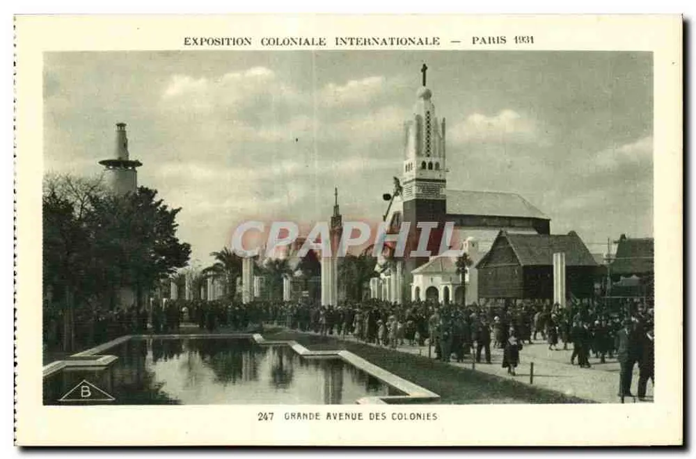Grande Avenue des Colonies — Internationale Kolonialausstellung — Paris 1931 - Vorderseite