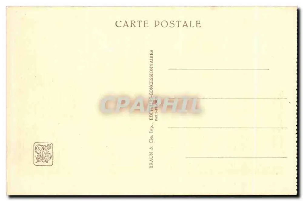 Pavillon von Annam — Internationale Kolonialausstellung — Paris 1931 - Rückseite