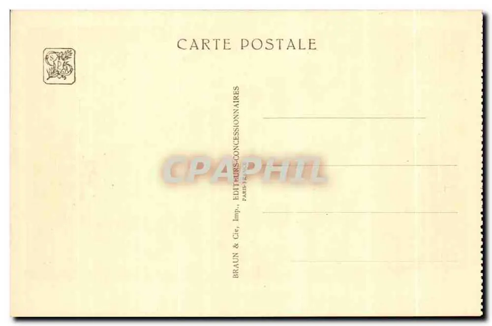 Pavillon Palästinas — Internationale Kolonialausstellung — Paris 1931 - Rückseite