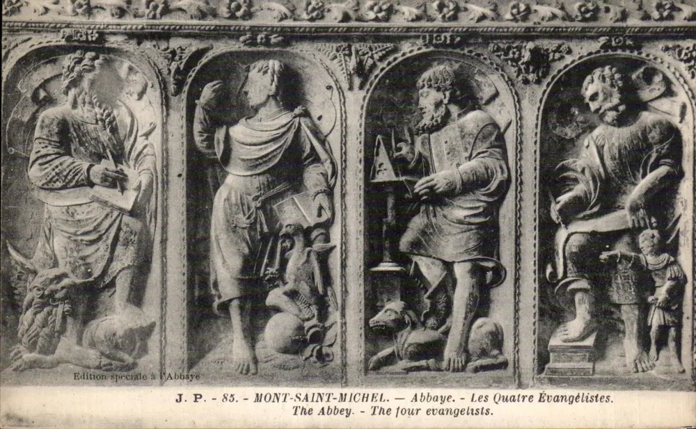 Mont-Saint-Michel — Die vier Evangelisten — J.P. - 85 - Vorderseite