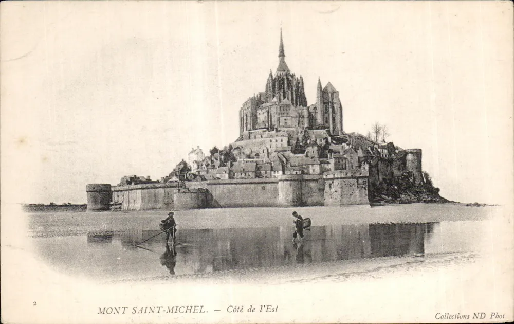 Monte Saint-Michel — Lado Leste — Coleção ND Phot - Frente
