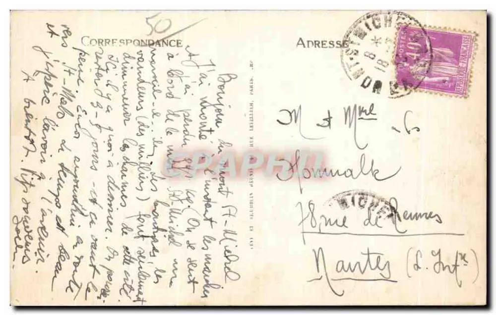 LE MONT-SAINT-MICHEL — Die Pforte und das Königspalais — LL n°216 - Rückseite