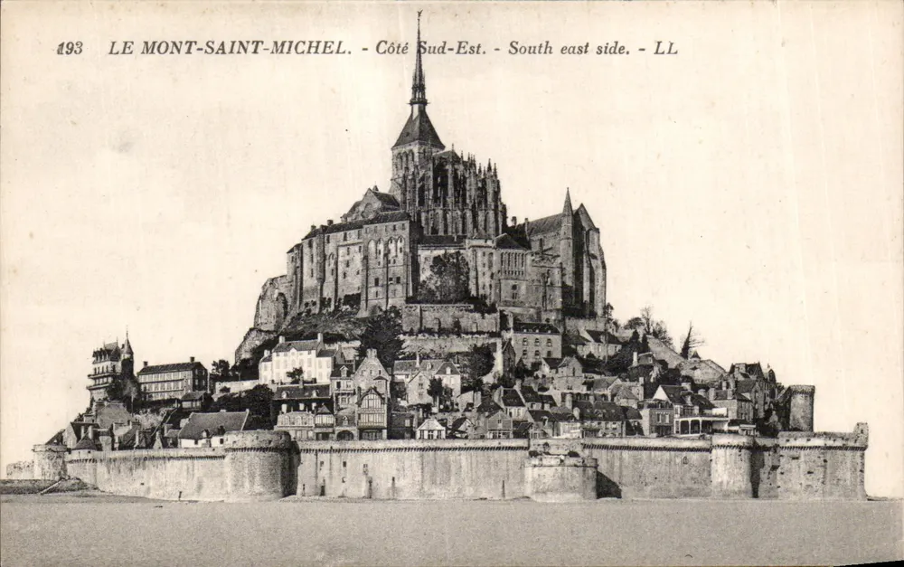 Mont Saint-Michel — Südostseite — LL - Vorderseite