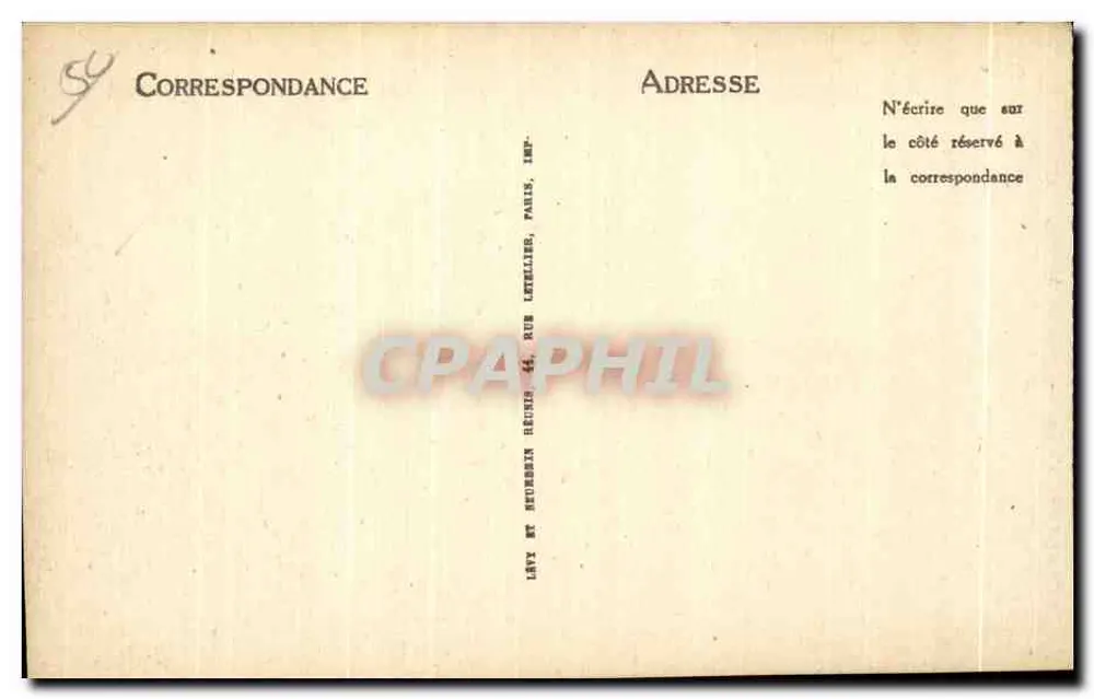 Mont Saint-Michel — Allgemeiner Blick auf die Zugangsstraße bei Ebbe — LL - Rückseite