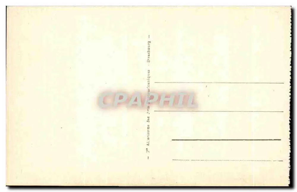 A Abadia - O Claustro — Mont-Saint-Michel — editor: Atelier des Arts Photographiques, Strasbourg — n° 10 - Verso