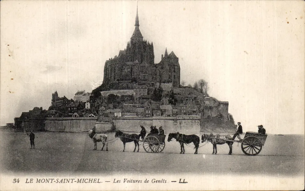 Mont-Saint-Michel — Die Genêt-Wagen — LL - Vorderseite