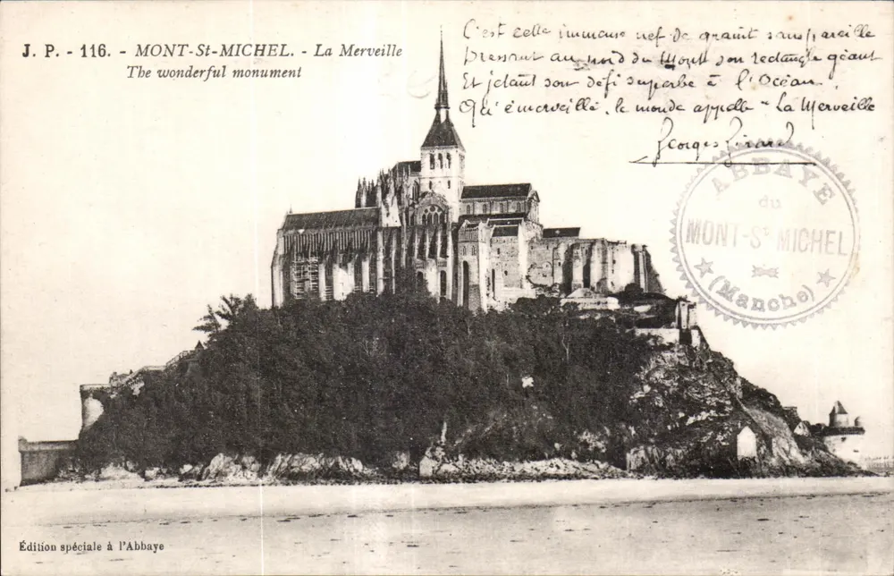 Mont-Saint-Michel — Die Wunder — Sonderausgabe der Abtei - Vorderseite