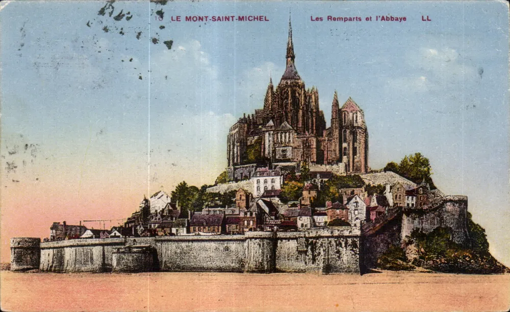Mont Saint-Michel — Die Mauern und die Abtei — LL - Vorderseite