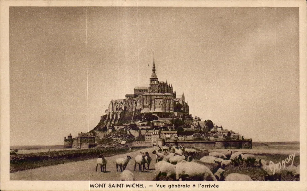 Mont Saint-Michel — Allgemeiner Blick beim Ankommen — GmGORY - Vorderseite