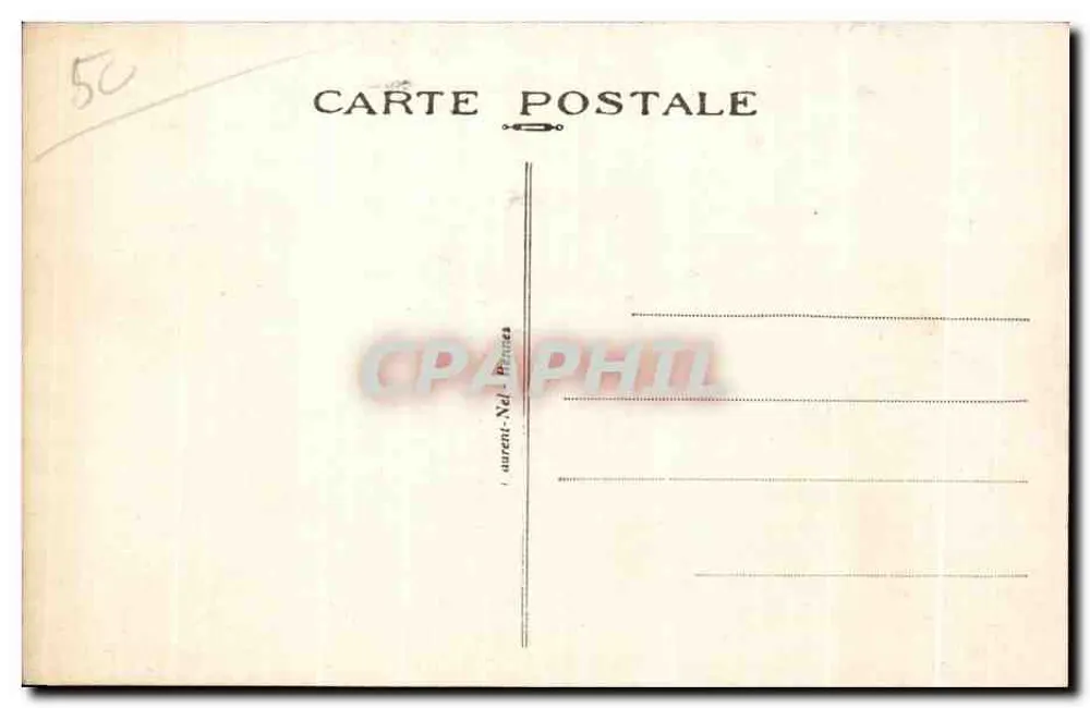 Monte Saint-Michel — Lato Sud — editore Laurent-Nel, n° 285 - Verso