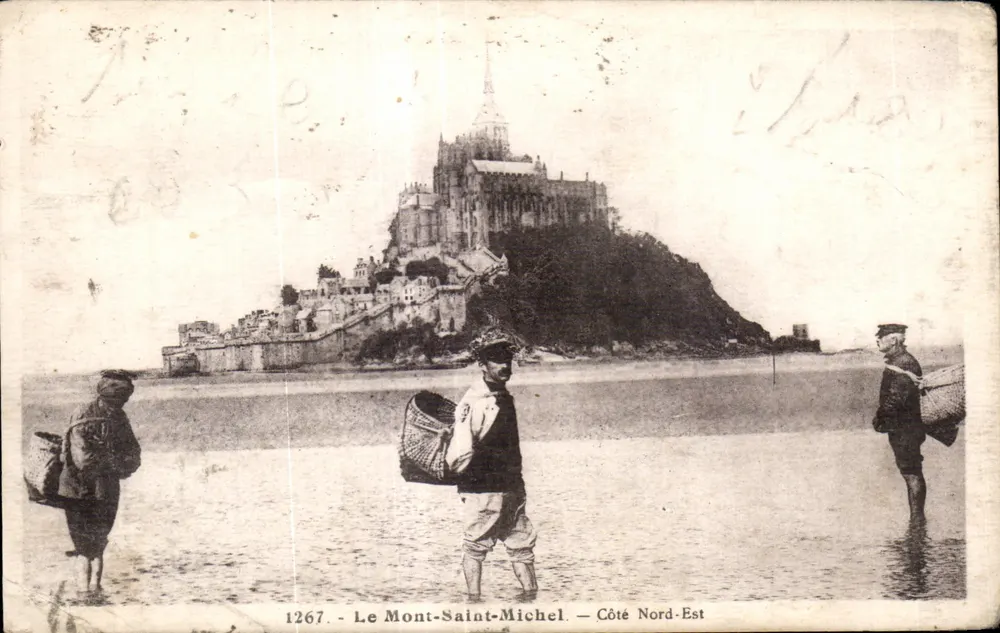 Mont-Saint-Michel — Nord-Ostseite — Nr. 1267 - Vorderseite