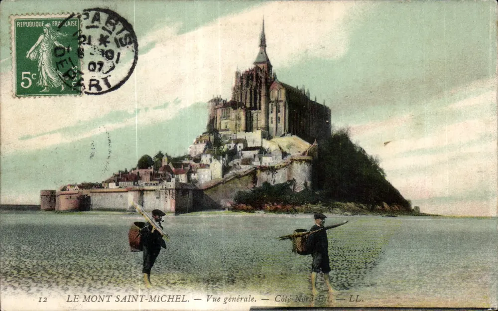 Mont Saint-Michel - Allgemeiner Blick - Nordosten - LL. - Vorderseite