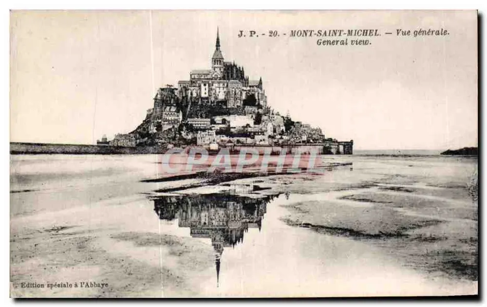 Mont-Saint-Michel — Algemene uitzicht — J.P. - 20 - Speciale editie op de Abdij - Voorkant