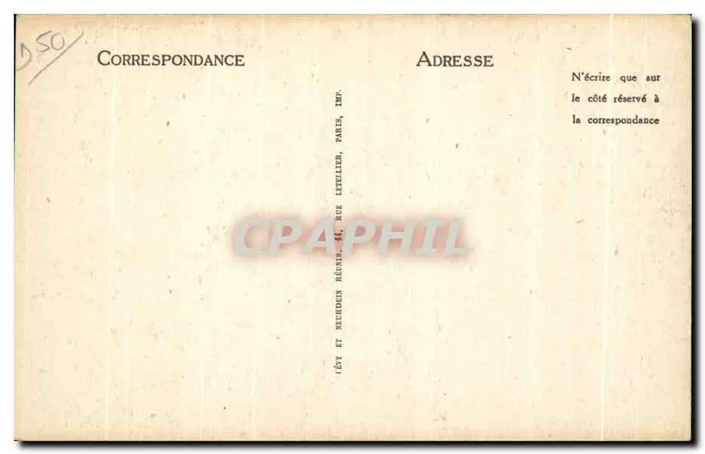 Coutances — A Nef da Catedral — ND - Verso