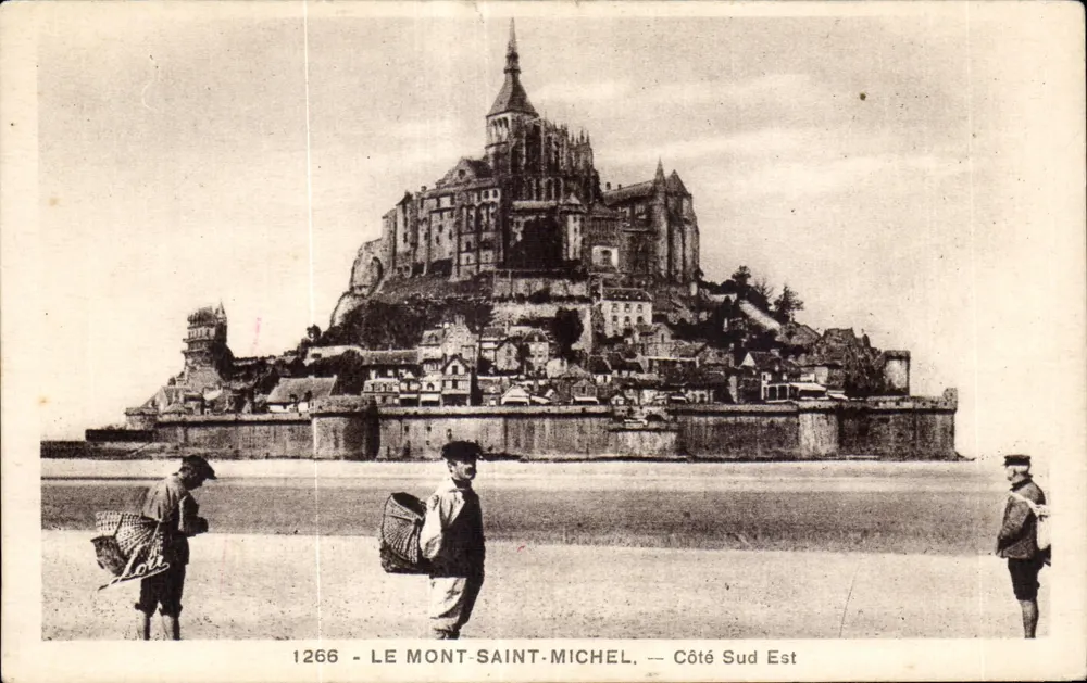 Mont Saint-Michel — Südostseite — Laurent-Né Rennes, n°1266 - Vorderseite