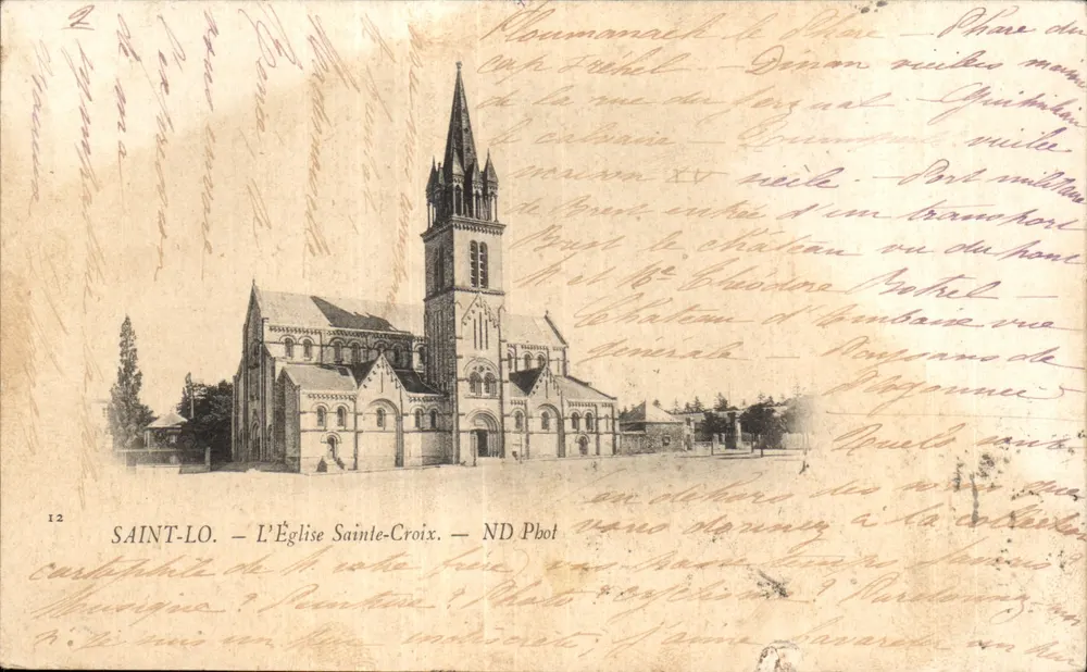 Saint-Lô — A Igreja de Santa Cruz — ND Pbot - Frente