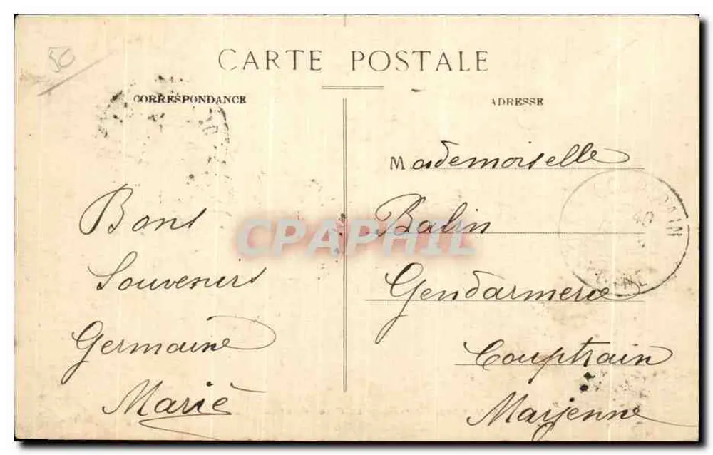 Mortain (Manche) — La Cance sob as árvores — Legoupil, editora Flers - Verso