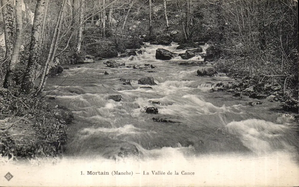 Mortain (Manche) — A Valle da Cance — Editor não identificado, n° de série 1 - Frente