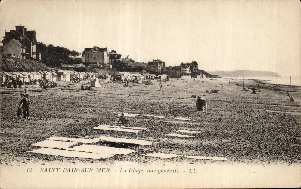 Saint-Pair-sur-Mer — La Playa, vista general — LL - Anverso