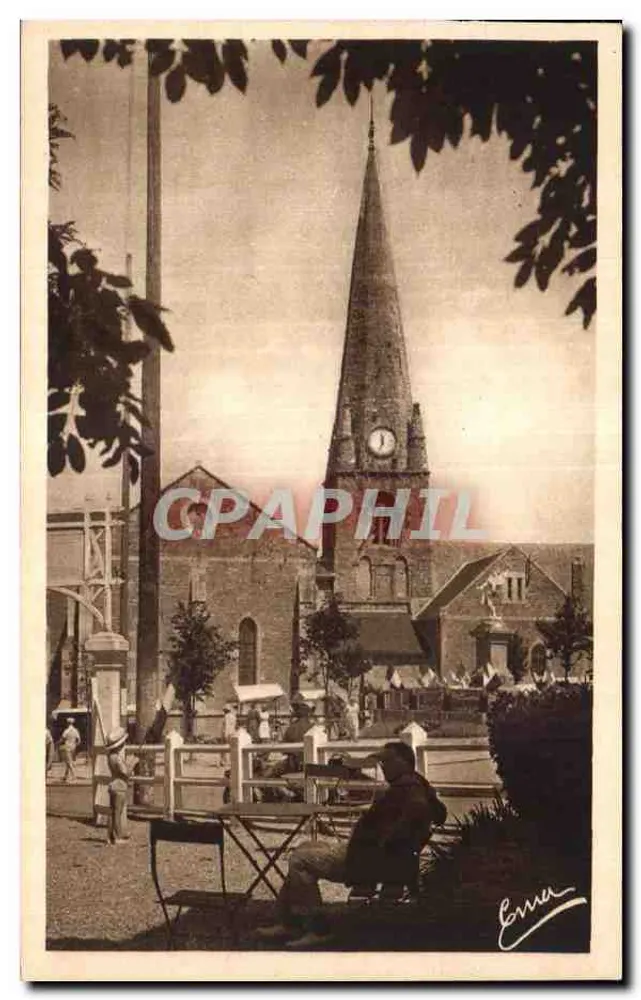 Saint-Pair-sur-Mer — Die Kirche, Glockenturm des 11. Jahrhunderts — Edition E. Besnard, Granville - Vorderseite