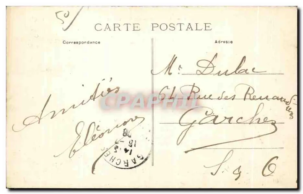 Saint-Pair-sur-Mer — Ansicht vom Rochers de la Crête — Verlag: Nr. 174 - Rückseite