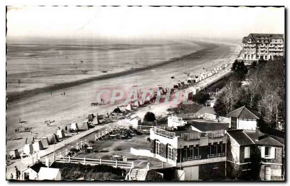 Donville-les-Bains — Die Strände und das Hotel Korrigans — Verlag Artaud, Nantes - Vorderseite