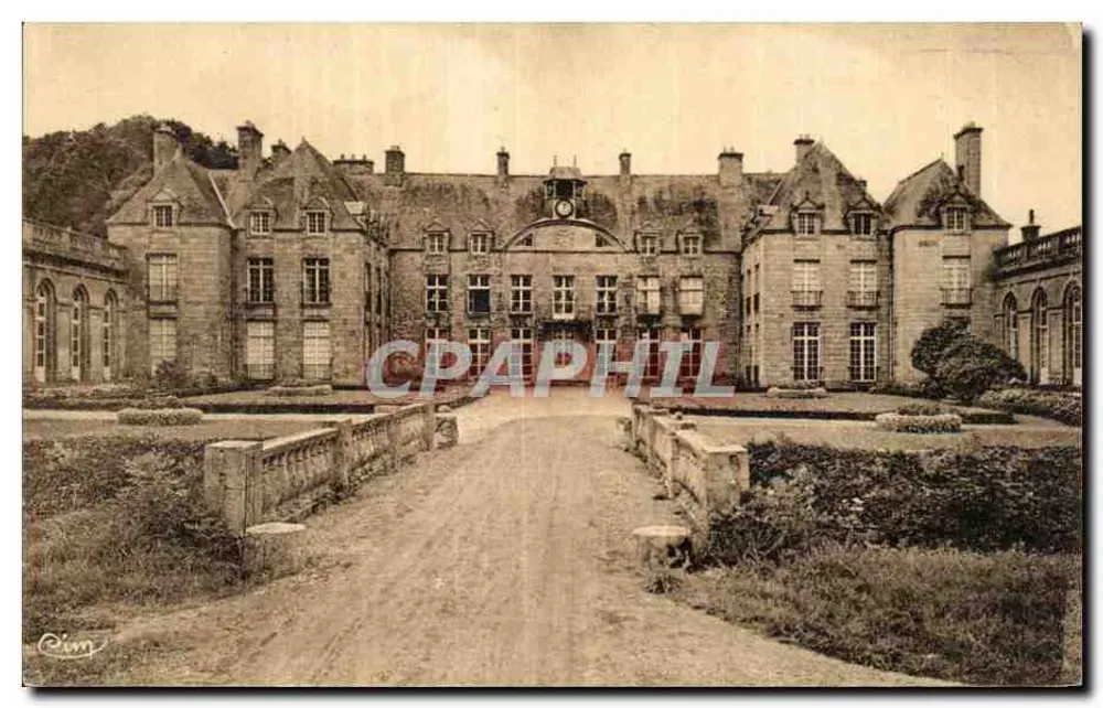 Flamanville (Manche) — Das Schloss — Hauptfassade — Comité de Maccon - Vorderseite