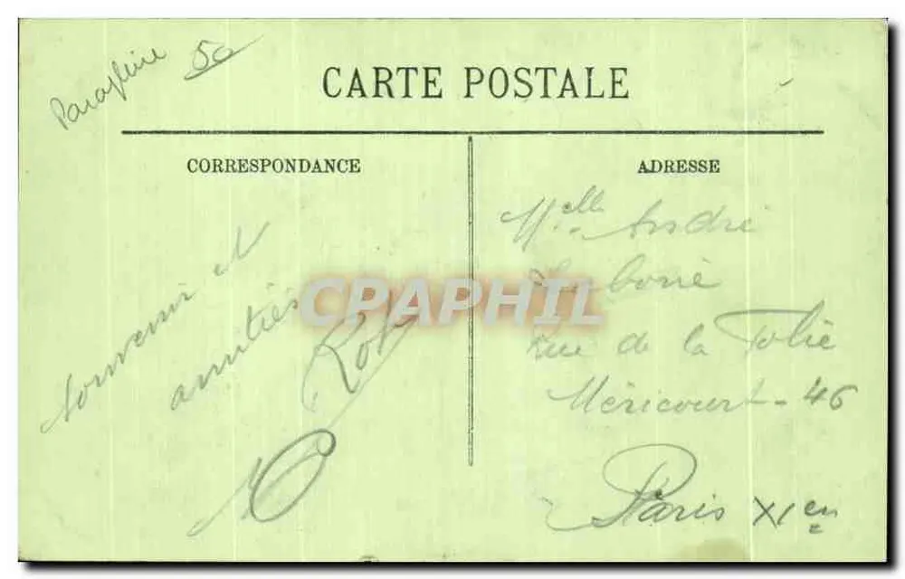 Paysan Normand — LL. Éditeur LL. N° de série 3042. - Verso
