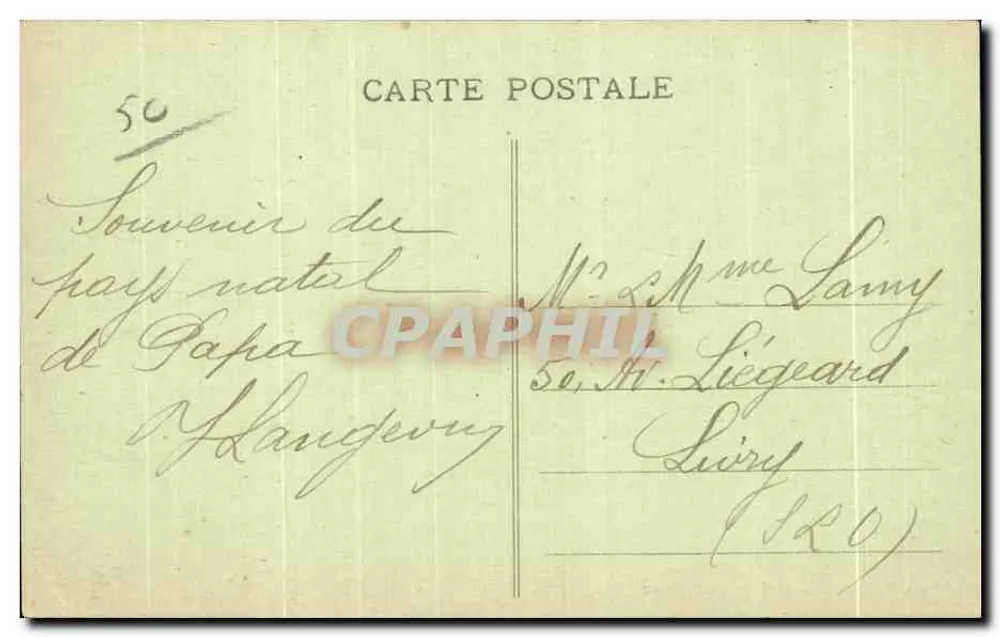 Um Cherbourg - JOBOURG - Abstieg zu den Grolettes — A. Barjot & Compagnie - Rückseite