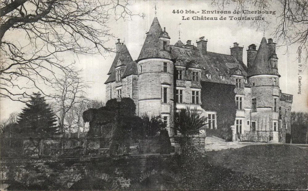 Schloss Tourlaveille — Umgebung von Cherbourg — Gribelton P. H., Cherbourg - Vorderseite